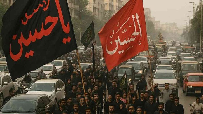 اسلام آباد، 11 محرم الحرام کا جلوس بری امام میں ہوگا، ٹریفک پولیس نے جامع پلان جاری کر دیا