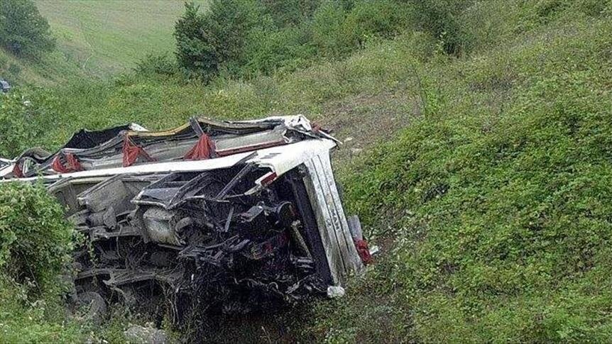 Russia: 14 killed, 7 injured in bus accident