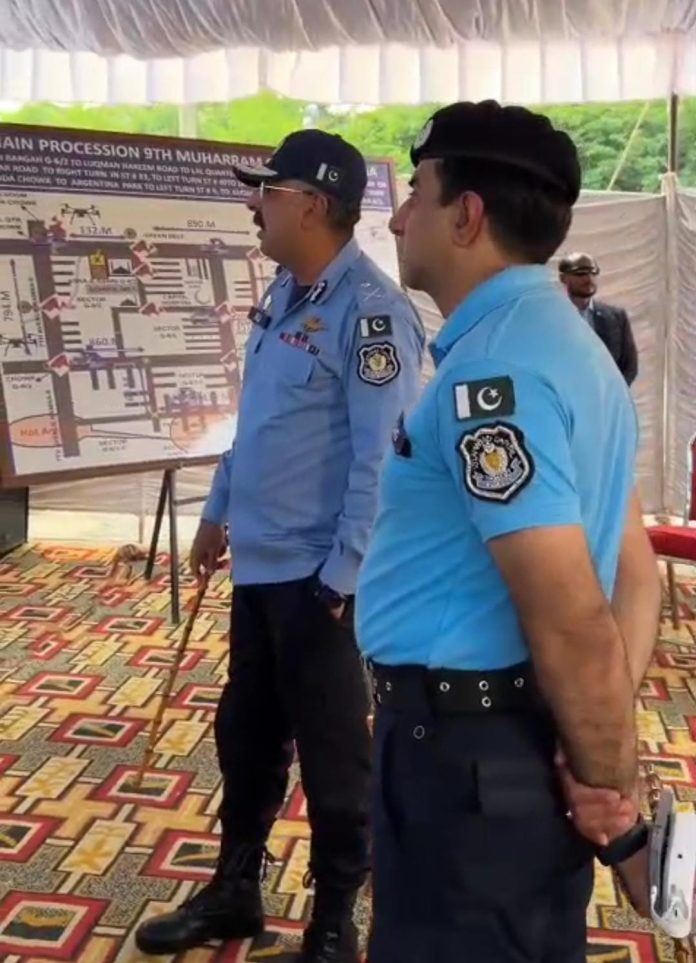 security on 9th Muharram
