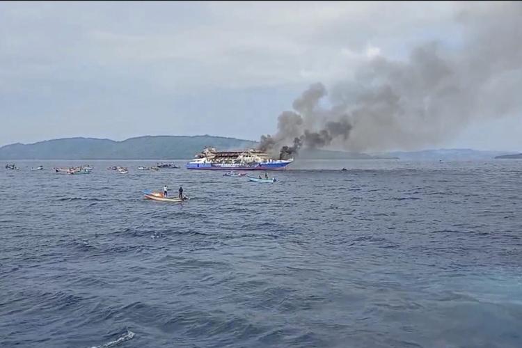 Fire breaks out
