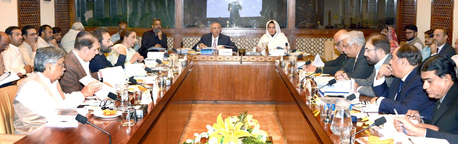 سینیٹر شہادت اعوان کی زیر صدارت سینیٹ کی قائمہ کمیٹی برائے آبی وسائل کا اجلاس، واپڈا کے آڈٹ پیراز پر تعمیل رپورٹس کا جائزہ لیا گیا