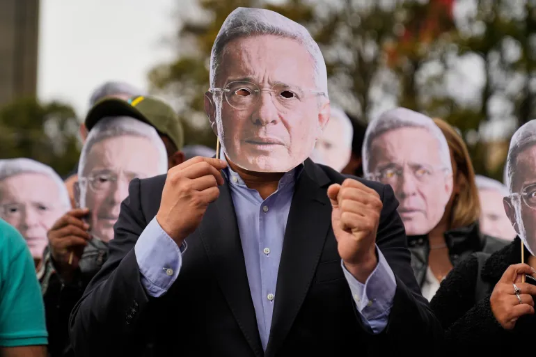 Former Colombian President Alvaro Uribe