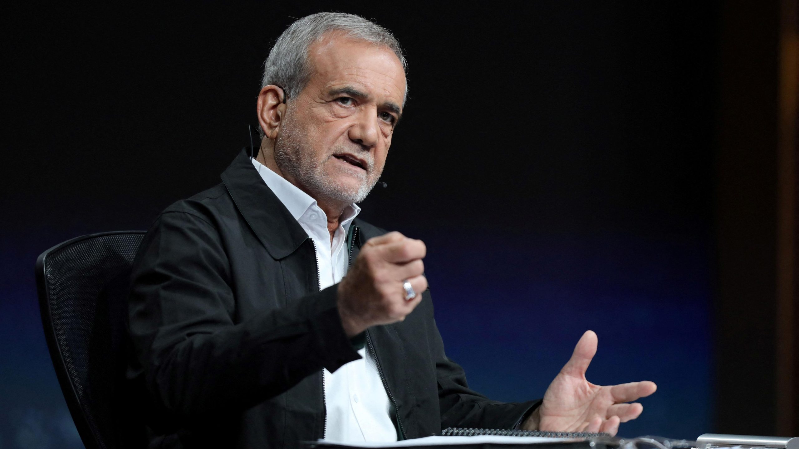 Iran's President Masoud Al-Medeshkian