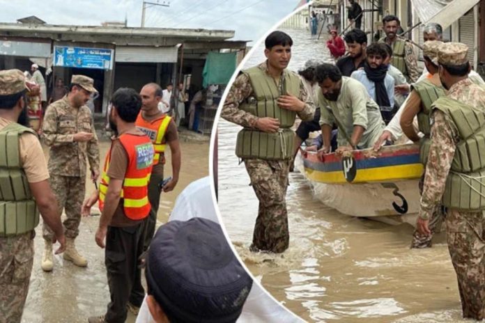 pakistan army relief operations