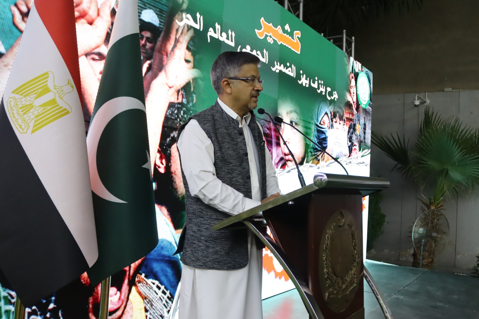Pakistan's Ambassador to Egypt Amir Shaukat
