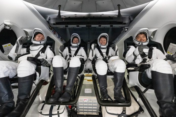 Four astronauts