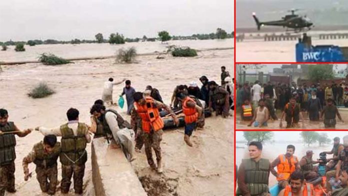 Pakistan Army's rescue and relief operation