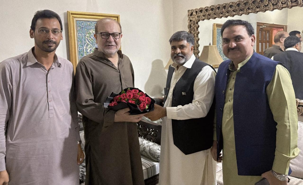 سابق وفاقی وزیر محمد علی درانی سے ایم کیوایم کے وفد کی ملاقات