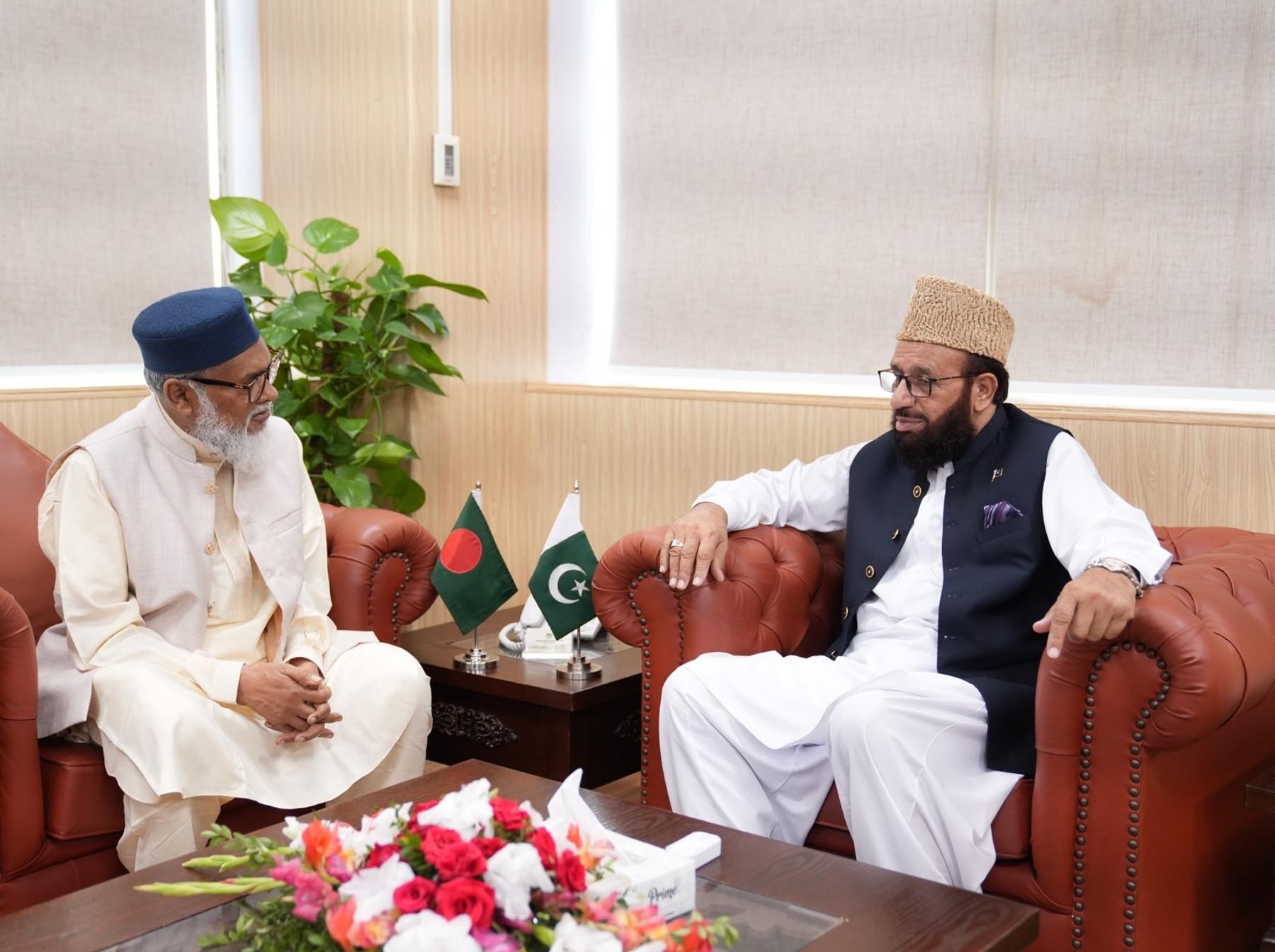 وفاقی وزیر مذہبی امور سے بنگلہ دیشی صدر کے مشیر ملاقات ،جوائنٹ ورکنگ گروپ تشکیل دینے پر اتفاق