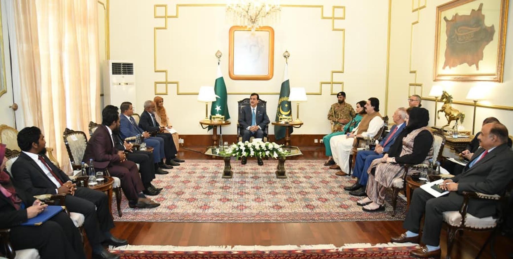 پاکستان اور مالدیپ کے درمیان مختلف شعبوں میں تعلقات کو وسعت دینے کی ضرورت ہے ،قائم مقام صدر سید یوسف رضا گیلانی