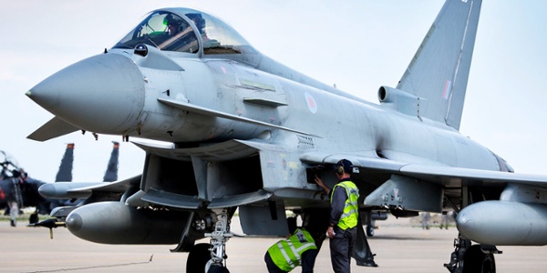 British Typhoon fighter jets