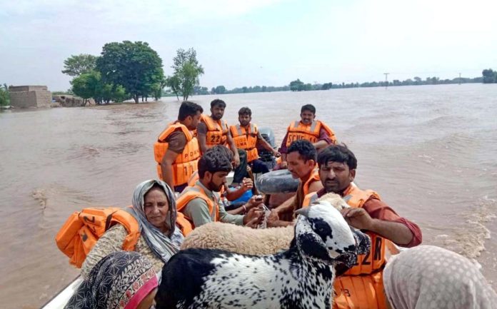 Flood rescue operation
