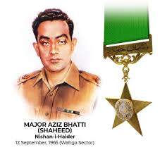 Major Raja Aziz Bhatti martyred