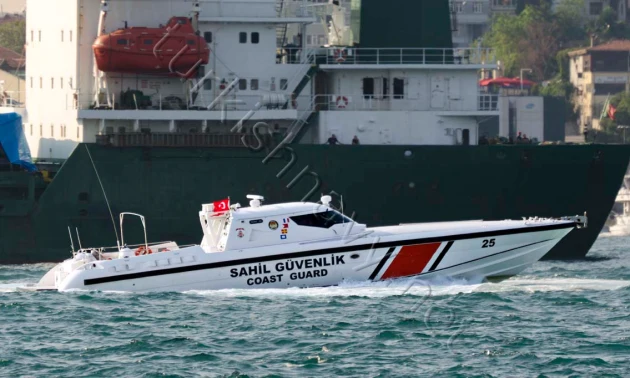 Boat collides