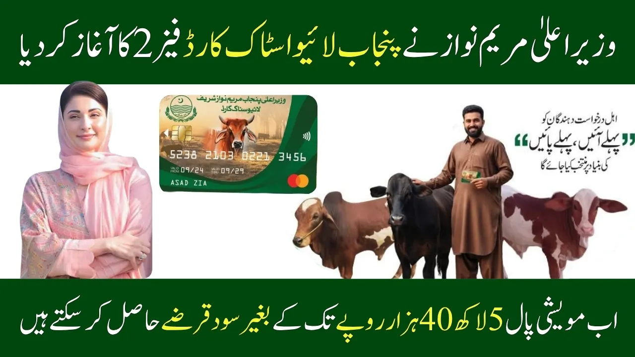 وزیراعلیٰ پنجاب کا دیہی معیشت کے فروغ کے لیے چیف منسٹر لائیو اسٹاک کارڈ پروگرام کے دوسرے مرحلے کا آغاز