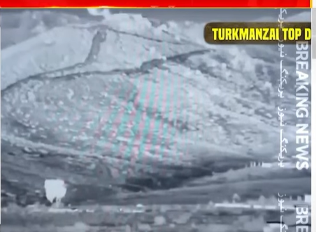 پاک افغان بارڈر ، ترکمانزئی ٹاپ پوسٹ مکمل تباہ