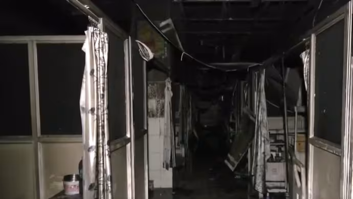 fire at government hospital in Rajasthan