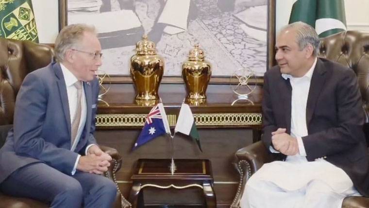 وفاقی وزیر داخلہ محسن نقوی سے آسٹریلوی ہائی کمشنر کی ملاقات، کوسٹ گارڈز، بارڈر مینجمنٹ اور انسانی سمگلنگ کی روک تھام کے لیے تعاون مزید مؤثر بنانے پر اتفاق