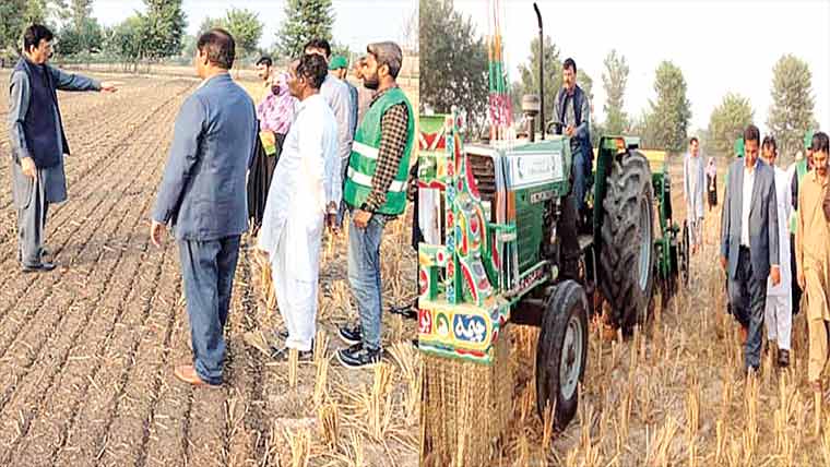 گندم اگاؤ مہم کا آغاز، سپر سیڈر کے ذریعے بوائی اور کسان کنونشن کا انعقاد