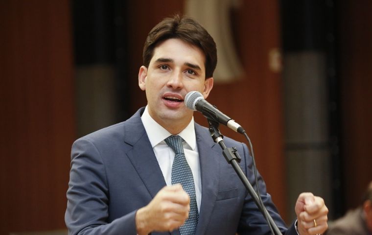 Minister of Ports and Aviation Silvio Costafilio