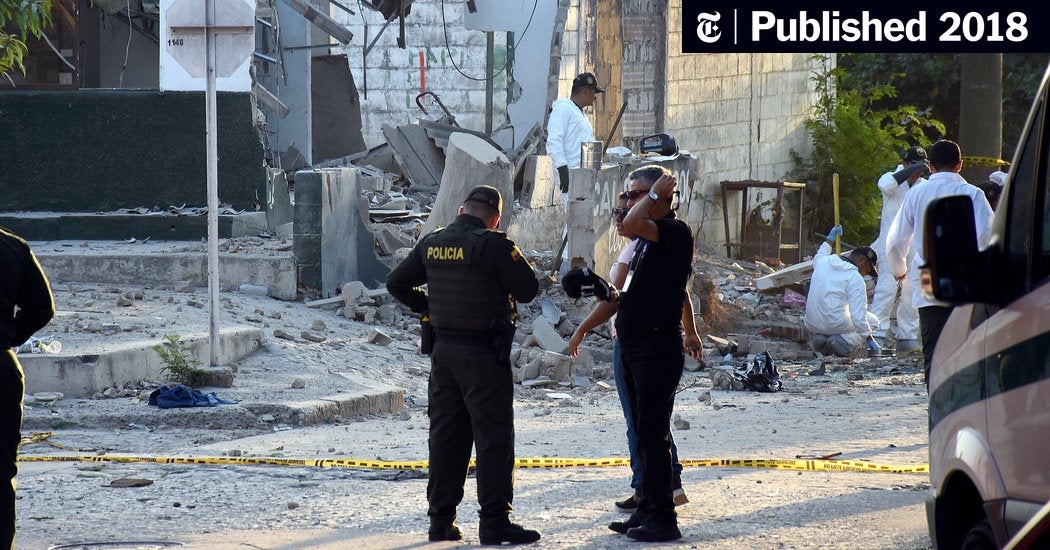 attack at police station in Colombia
