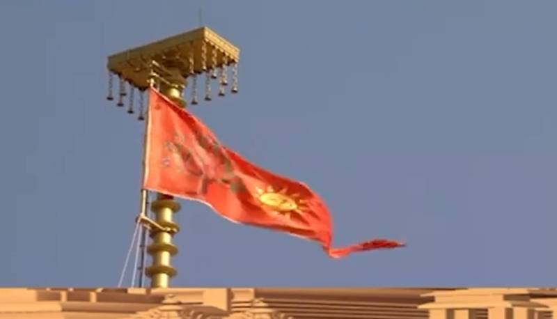 ہندوتوا بیانیہ اقلیتوں کے لئے شدید خطرہ، رام مندر پر آر ایس ایس کا جھنڈا مودی کی فاشسٹ سوچ آشکار