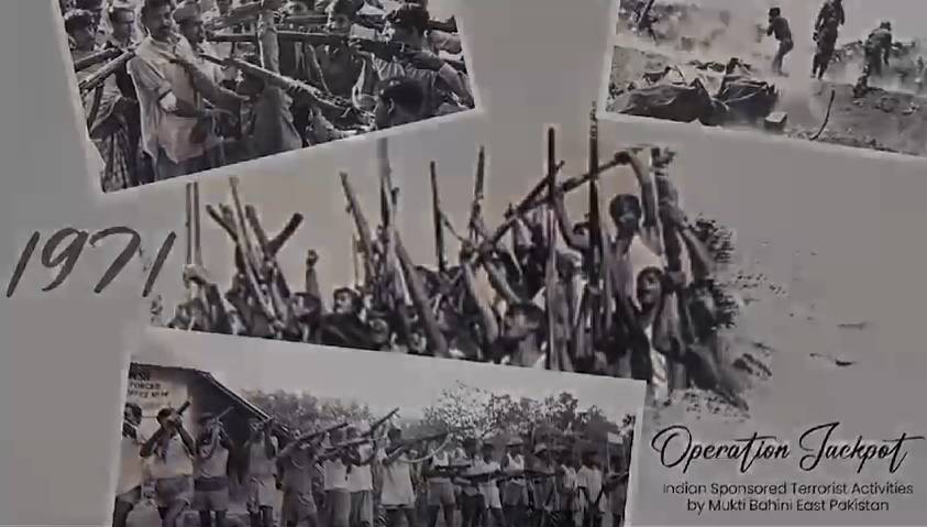 مشرقی پاکستان میں دہشتگردانہ کارروائیوں کیلئے سفاک بھارت اور دہشتگرد گروہ مکتی باہنی کا نام نہاد ’’آپریشن جیک پاٹ‘‘،معصوم محب وطن پاکستانیوں کو شہید کیا گیا