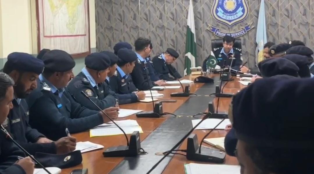 Meeting chaired by DIG