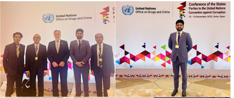 اقوام متحدہ کے انسداد بدعنوانی کنونشن کے فریق ممالک کی گیارہویں کانفرنس میں پاکستان کی سول سوسائٹی کی نمائندگی اعزاز کی بات ہے، سید کوثر عباس