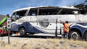 bus overturn in Mexico