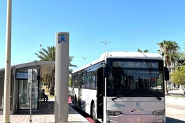 Electric shuttle bus service