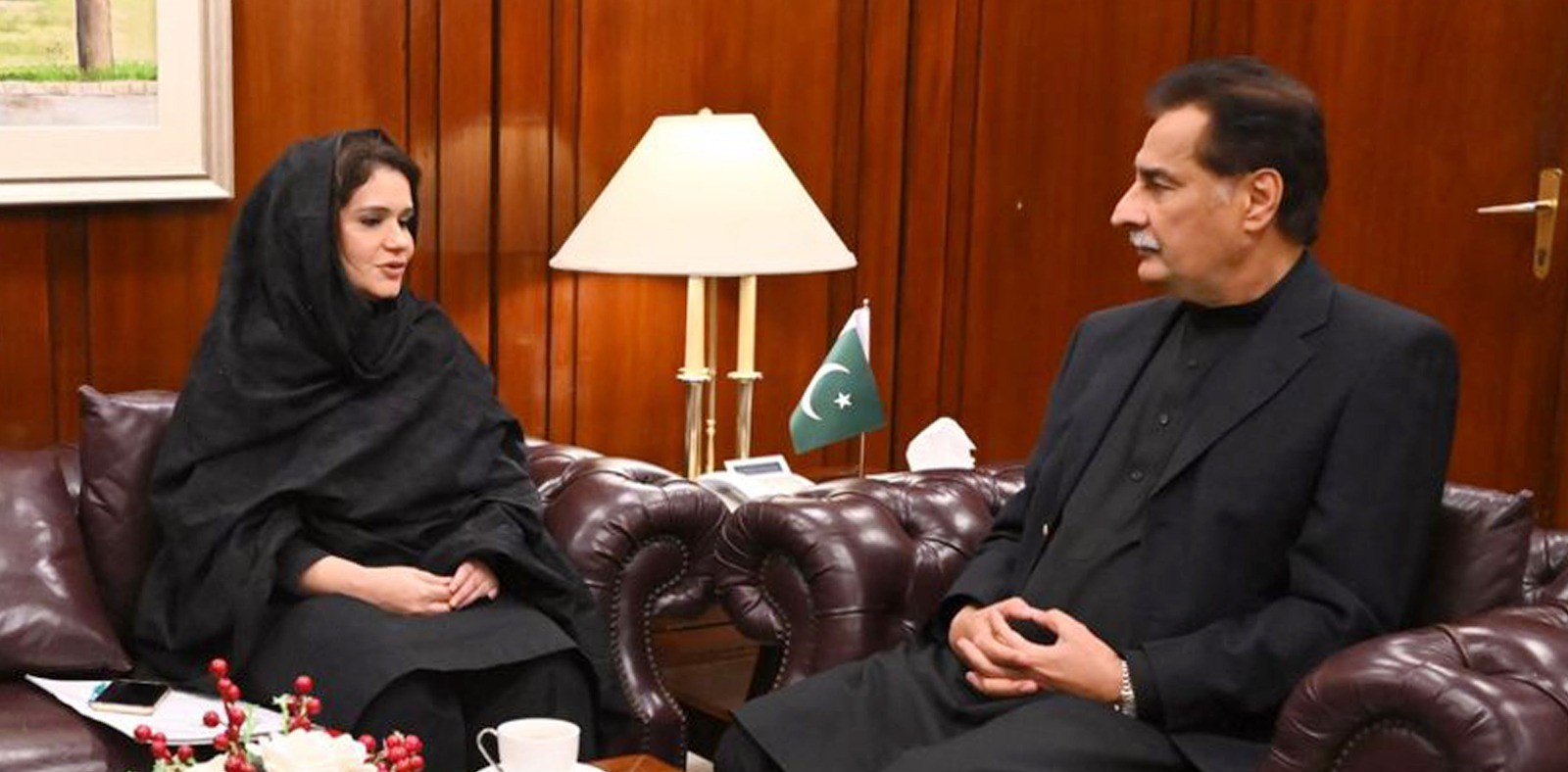 سپیکر قومی اسمبلی سردار ایاز صادق سے صوبائی محتسب خیبر پختونخوارباب مہدی کی ملاقات