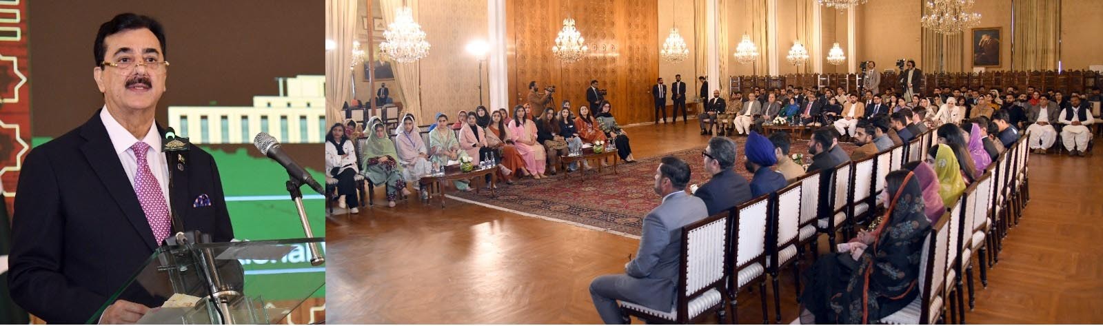 چیئرمین سینیٹ کا نیشنل ورکشاپ بلوچستان کے شرکا سے خطاب