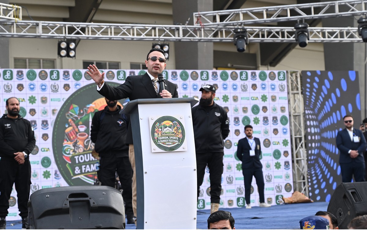 وزارتِ بین الصوبائی رابطہ کے زیر اہتمام پاکستان ٹورازم ڈیولپمنٹ کارپوریشن ، صوبائی محکمہ جاتِ اور شراکت داروں کے تعاون سے پاکستان ٹورازم سپورٹس اینڈ فیملی فیسٹیول 2026 کا آغاز ہو گیا