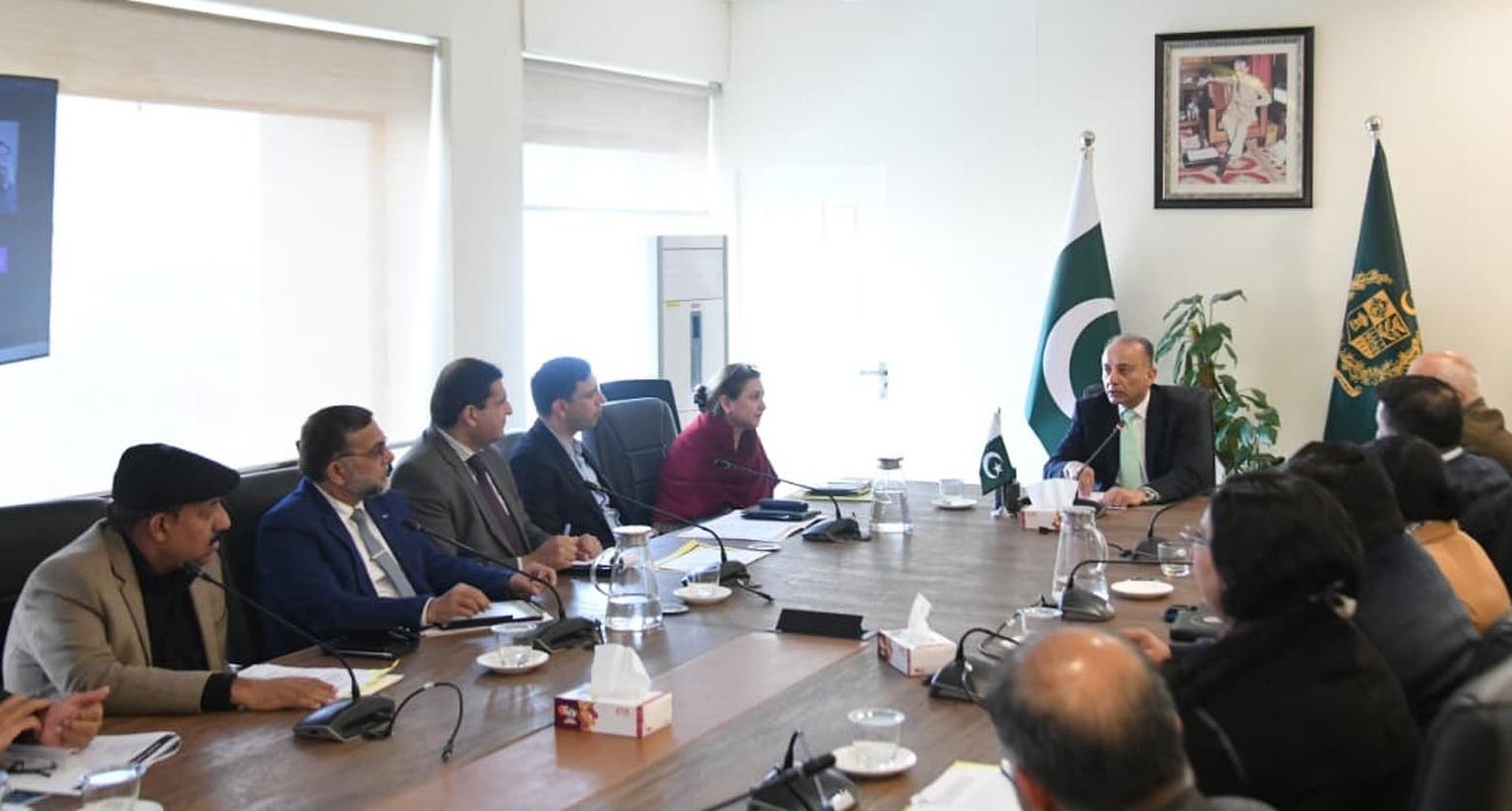 Federal Minister Dr. Mosaddiq Malik