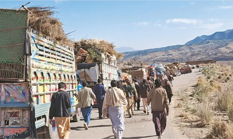 Migration of people from Tirah Valley