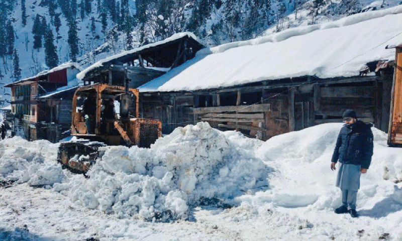 Severe snowstorm in Murree