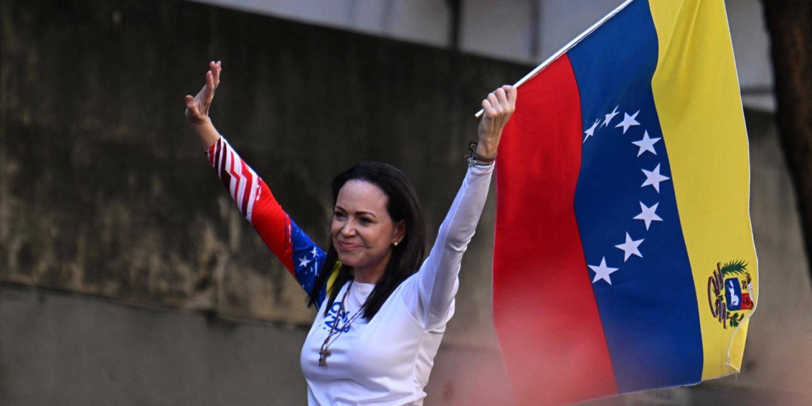 Venezuelan opposition leader Maria Corina Machado