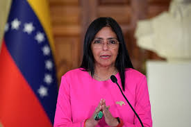 Venezuela's acting president Delcy Rodriguez