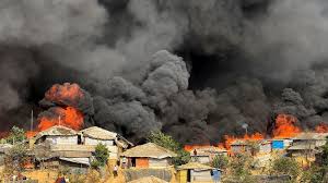 Fire breaks out in Rohingya camp