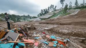 Landslide in Indonesia