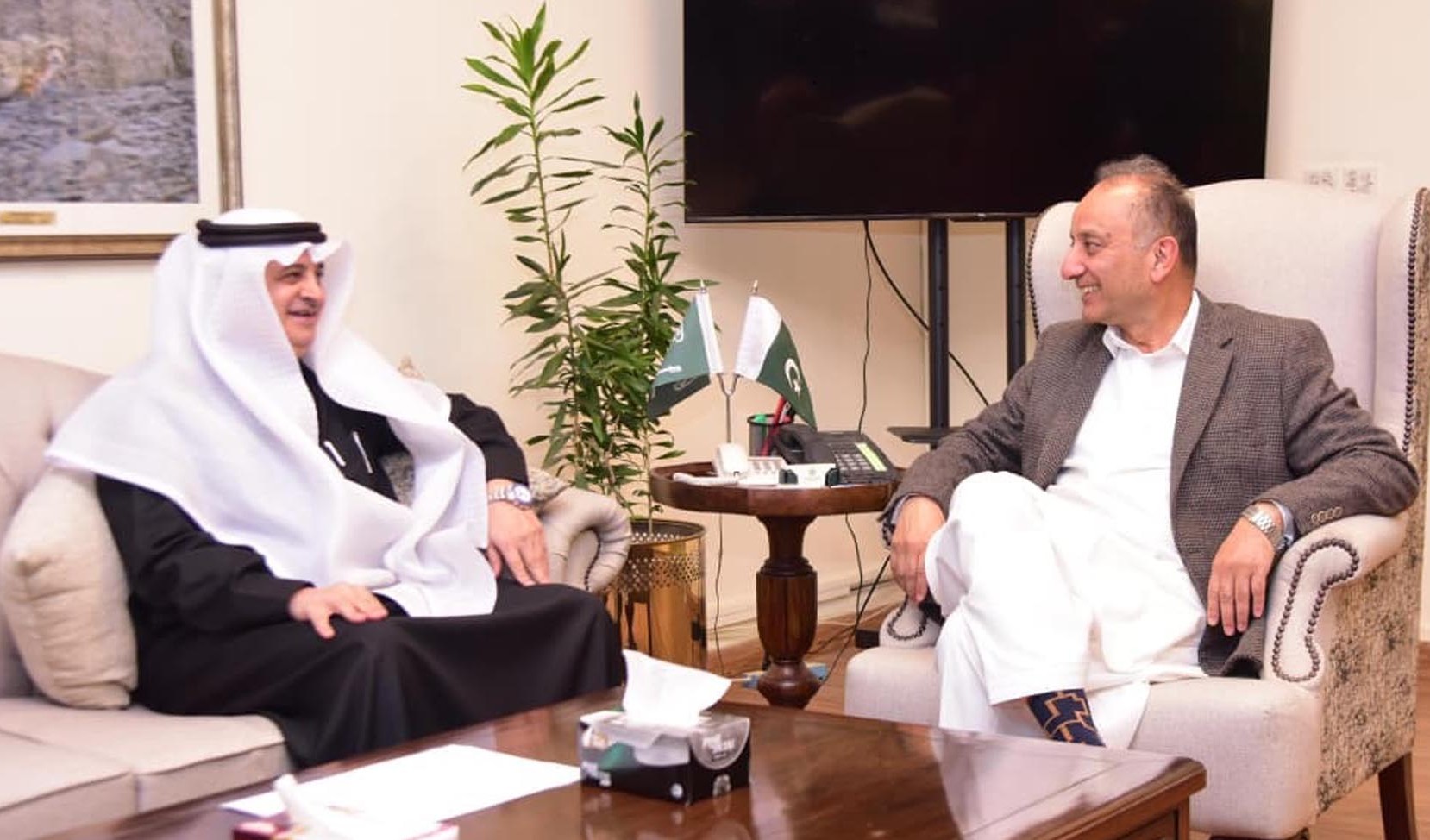 Meeting with Dr. Mosaddiq Malik