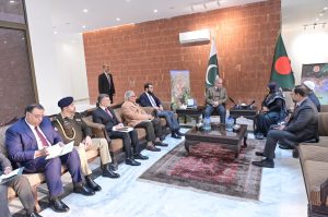 وزیر اعظم شہباز شریف کی بنگلہ دیش ہائی کمیشن آمد، بنگلہ دیشی ناظم الامور سے خالدہ ضیاء کے انتقال پر تعزیت کا اظہار
