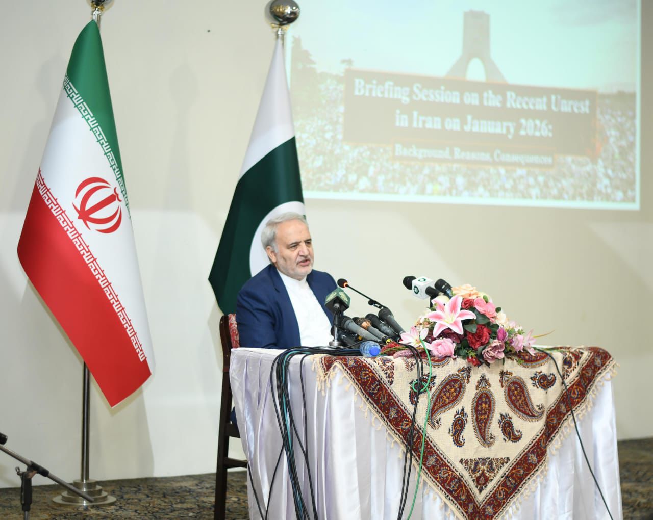 Iranian Ambassador Reza Amiri