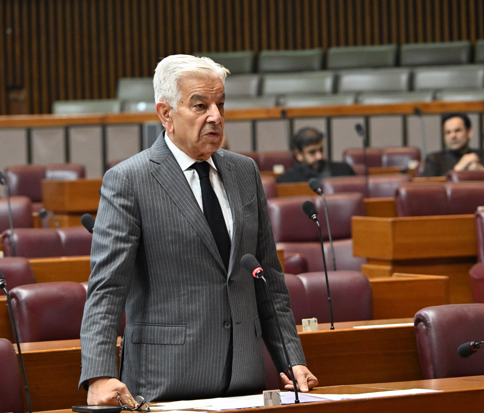 بھارتی سرپرستی میں ہونے والی دہشت گردی اور مجرمانہ سرگرمیوں کا جواب ریاست بھرپور انداز میں دے گی، خواجہ محمد آصف