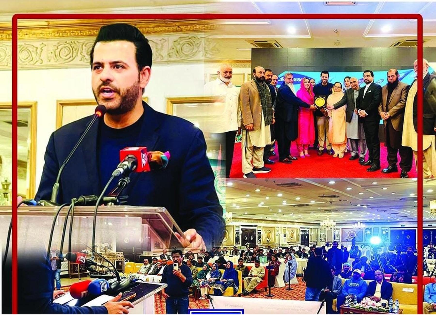 انسدادِ ڈینگی اور پولیو مہم میں نمایاں خدمات انجام دینے والے ہیلتھ ورکرز میں ایوارڈز تقسیم