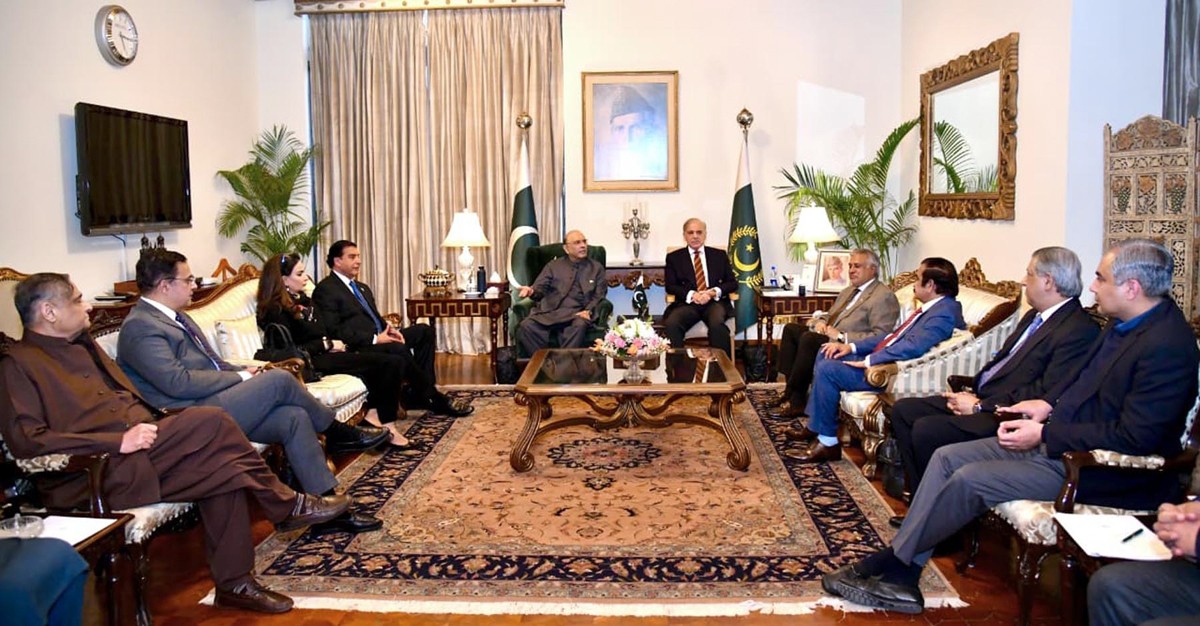 وزیراعظم شہباز شریف کی صدرِ مملکت آصف علی زرداری سے ملاقات