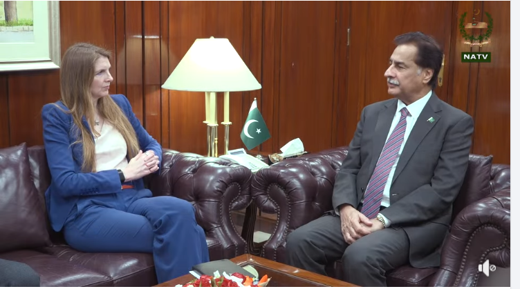 سپیکر قومی اسمبلی سے برطانوی ہائی کمشن کی ملاقات، دو طرفہ تعلقات ،اہم پارلیمانی و علاقائی امور پر تبادلہ خیال کیا