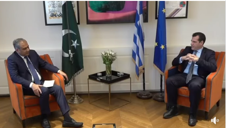 وفاقی وزیر داخلہ محسن نقوی کی یونان کے وزیر مائیگریشن و اسائلم اتھاناسیس پلیورس سے ملاقات، پاکستان اور یونان کے درمیان 2 سال سے زیر التواء مائیگریشن معاہدہ طے، جوائنٹ ورکنگ گروپ تشکیل دینے کا فیصلہ