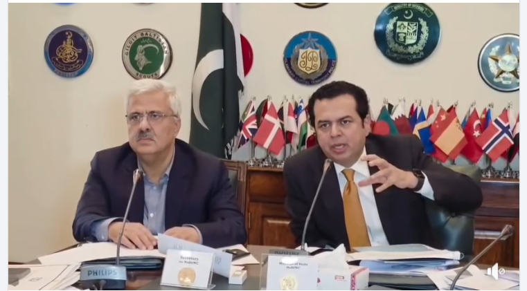 وزیر مملکت برائے داخلہ طلال چوہدری کی زیر صدارت امن و امان سے متعلق اہم اجلاس